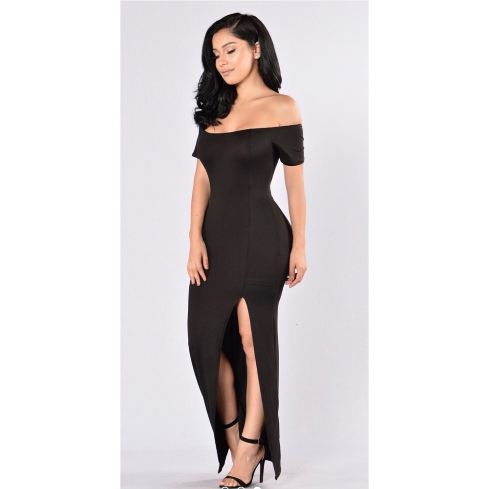 Black Off Shoulder Dress